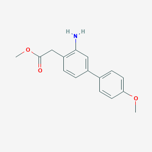 Methyl 2-(3-amino-4'-methoxy-[1,1'-biphenyl]-4-yl)acetate