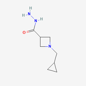1-(Cyclopropylmethyl)azetidine-3-carbohydrazide