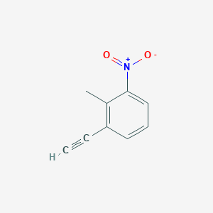 molecular formula C9H7NO2 B8168274 1-Ethynyl-2-methyl-3-nitrobenzene 