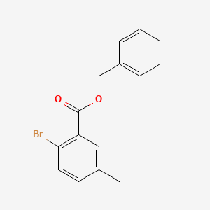 molecular formula C15H13BrO2 B8168287 Benzyl 2-bromo-5-methylbenzoate 