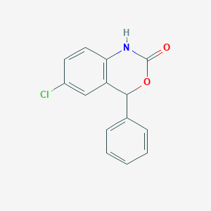 B081683 4-Phenyl-6-chloro-1,4-dihydro-2H-3,1-benzoxazin-2-one CAS No. 13213-86-0