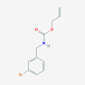 molecular formula C11H12BrNO2 B8168308 Allyl 3-bromobenzylcarbamate 