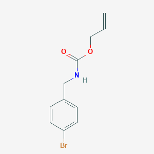 molecular formula C11H12BrNO2 B8168313 Allyl 4-bromobenzylcarbamate 