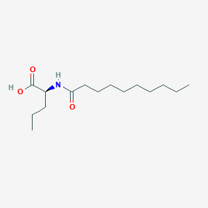 molecular formula C15H29NO3 B8168373 (S)-2-decanamidopentanoic acid 