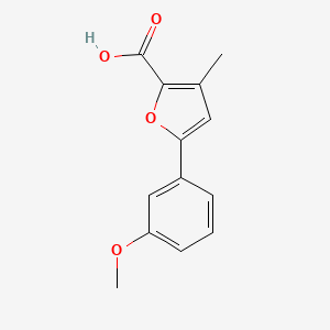 5-(3-Methoxyphenyl)-3-methylfuran-2-carboxylic acid