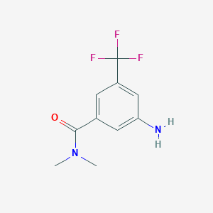 3-amino-N,N-dimethyl-5-(trifluoromethyl)benzamide