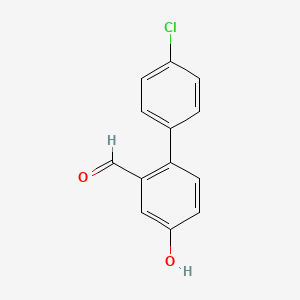 4'-Chloro-4-hydroxybiphenyl-2-carbaldehyde