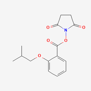 molecular formula C15H17NO5 B8168638 2,5-Dioxopyrrolidin-1-yl 2-isobutoxybenzoate 