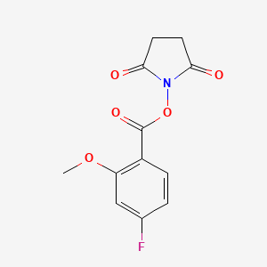 2,5-Dioxopyrrolidin-1-yl 4-fluoro-2-methoxybenzoate