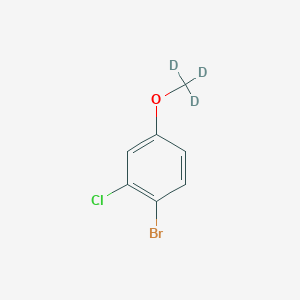 1-Bromo-2-chloro-4-methoxy(d3)benzene