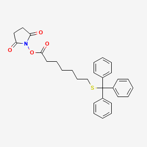 2,5-Dioxopyrrolidin-1-yl 7-(tritylthio)heptanoate
