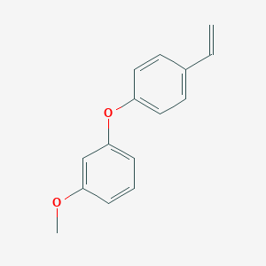 molecular formula C15H14O2 B8168870 1-Methoxy-3-(4-vinylphenoxy)benzene 