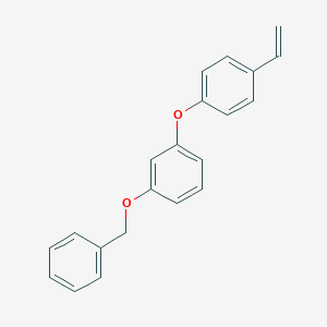 molecular formula C21H18O2 B8168877 1-(Benzyloxy)-3-(4-vinylphenoxy)benzene 