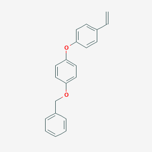 molecular formula C21H18O2 B8168940 1-(Benzyloxy)-4-(4-vinylphenoxy)benzene 