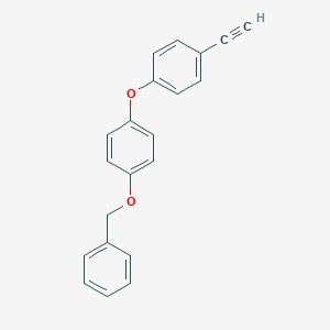 molecular formula C21H16O2 B8168946 1-(Benzyloxy)-4-(4-ethynylphenoxy)benzene 