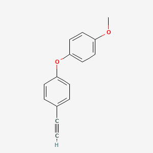 molecular formula C15H12O2 B8168952 1-Ethynyl-4-(4-methoxyphenoxy)benzene 