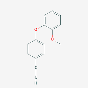 molecular formula C15H12O2 B8168983 1-(4-Ethynylphenoxy)-2-methoxybenzene 