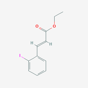molecular formula C11H11IO2 B8169139 2-Propenoic acid, 3-(2-iodophenyl)-, ethyl ester 