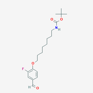 tert-Butyl (8-(2-fluoro-4-formylphenoxy)octyl)carbamate