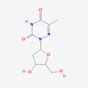 molecular formula C9H13N3O5 B081694 6-氮杂胸苷 CAS No. 13410-30-5