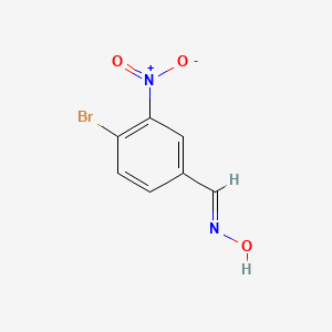 molecular formula C7H5BrN2O3 B8169431 (E)-4-bromo-3-nitrobenzaldehyde oxime 