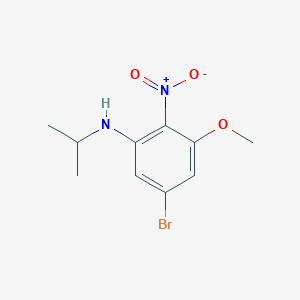 (5-Bromo-3-methoxy-2-nitro-phenyl)-isopropyl-amine