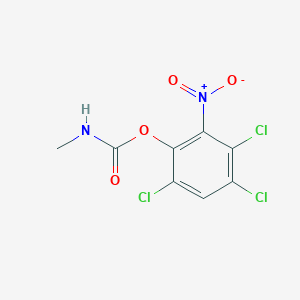 (3,4,6-trichloro-2-nitrophenyl) N-methylcarbamate