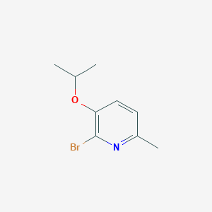 molecular formula C9H12BrNO B8170096 2-Bromo-3-isopropoxy-6-methylpyridine 