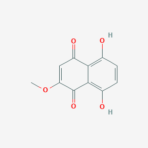 molecular formula C11H8O5 B081701 5,8-Dihydroxy-2-methoxynaphthalene-1,4-dione CAS No. 14918-66-2