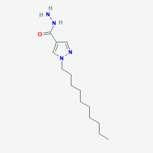 molecular formula C14H26N4O B8170153 1-n-Decyl-4-pyrazolylcarbonylhydrazine 
