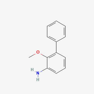 molecular formula C13H13NO B8170283 2-Methoxybiphenyl-3-amine 