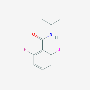 molecular formula C10H11FINO B8170369 2-Fluoro-6-iodo-N-isopropylbenzamide 