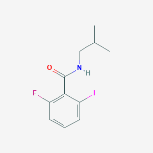 molecular formula C11H13FINO B8170387 2-Fluoro-6-iodo-N-isobutylbenzamide 