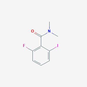 molecular formula C9H9FINO B8170398 2-fluoro-6-iodo-N,N-dimethylbenzamide 