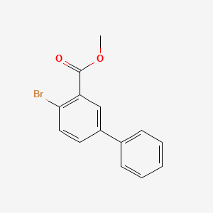molecular formula C14H11BrO2 B8170606 4-Bromobiphenyl-3-carboxylic acid methyl ester 