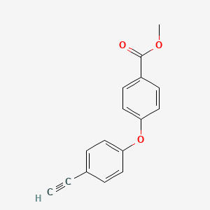 molecular formula C16H12O3 B8170865 Methyl 4-(4-ethynylphenoxy)benzoate 