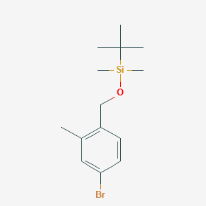 molecular formula C14H23BrOSi B8171296 (4-Bromo-2-methylbenzyloxy)(tert-butyl)dimethylsilane 