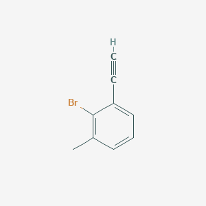 molecular formula C9H7Br B8171476 2-Bromo-1-ethynyl-3-methylbenzene 