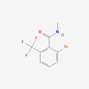 molecular formula C9H7BrF3NO B8171766 2-Bromo-N-methyl-6-(trifluoromethyl)benzamide 