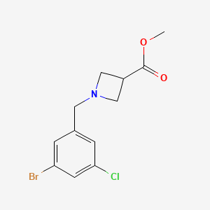 Methyl 1-(3-bromo-5-chlorobenzyl)azetidine-3-carboxylate