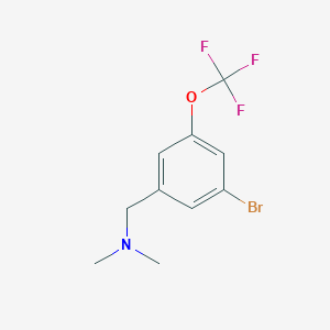 1-(3-Bromo-5-(trifluoromethoxy)phenyl)-N,N-dimethylmethanamine