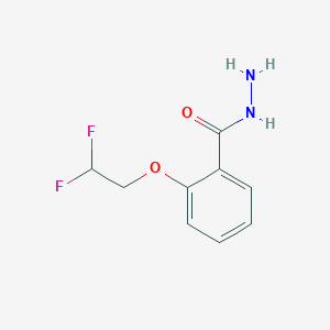 molecular formula C9H10F2N2O2 B8171975 2-(2,2-Difluoroethoxy)benzohydrazide 