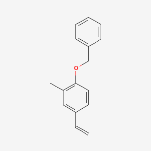 molecular formula C16H16O B8171989 1-(Benzyloxy)-2-methyl-4-vinylbenzene 