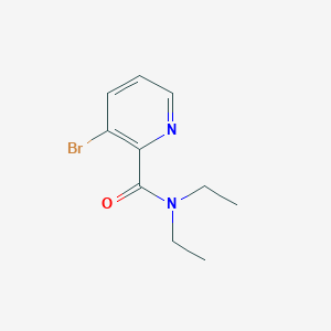 molecular formula C10H13BrN2O B8172171 3-Bromo-N,N-diethylpicolinamide 