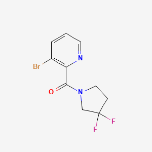 molecular formula C10H9BrF2N2O B8172173 (3-Bromopyridin-2-yl)(3,3-difluoropyrrolidin-1-yl)methanone 