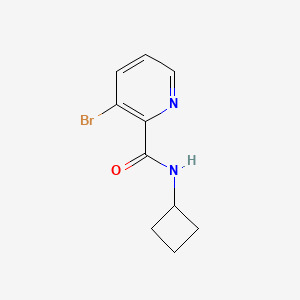 molecular formula C10H11BrN2O B8172191 3-Bromo-N-cyclobutylpicolinamide 