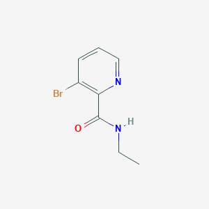 molecular formula C8H9BrN2O B8172196 3-Bromo-N-ethylpicolinamide 