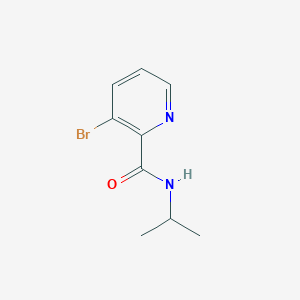 molecular formula C9H11BrN2O B8172197 3-Bromo-N-isopropylpicolinamide 