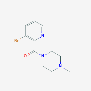 molecular formula C11H14BrN3O B8172230 (3-Bromopyridin-2-yl)(4-methylpiperazin-1-yl)methanone 