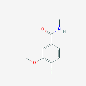 molecular formula C9H10INO2 B8172262 4-iodo-3-methoxy-N-methylbenzamide 